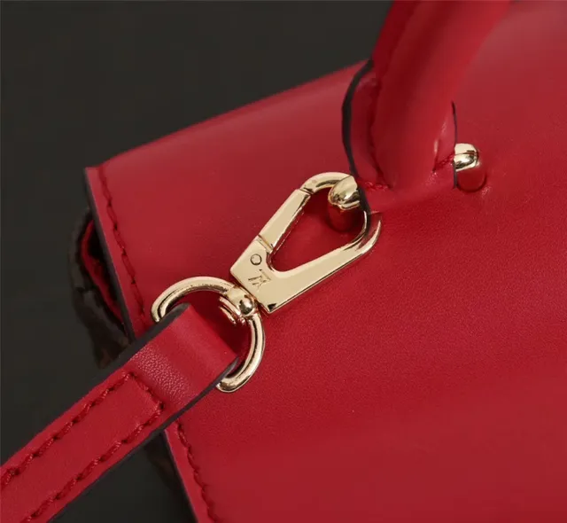 Louis Vuitton भूरा गुलाबी संरचित टॉप हैंडल मोनोग्राम कैनवास टोट बैग 13