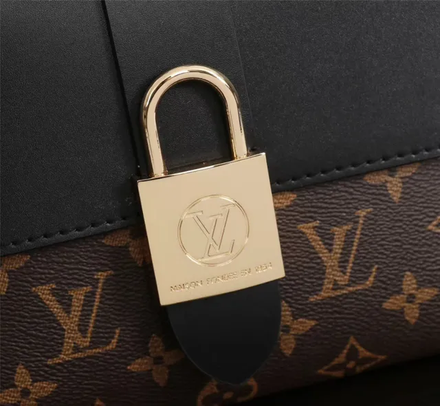 Louis Vuitton भूरा गुलाबी संरचित टॉप हैंडल मोनोग्राम कैनवास टोट बैग 23