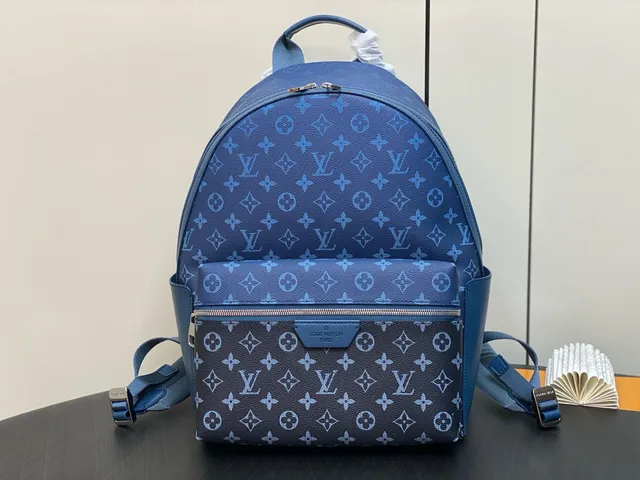 Louis Vuitton City Steamer Monogram Eclipse Blue Mochila Casual 6