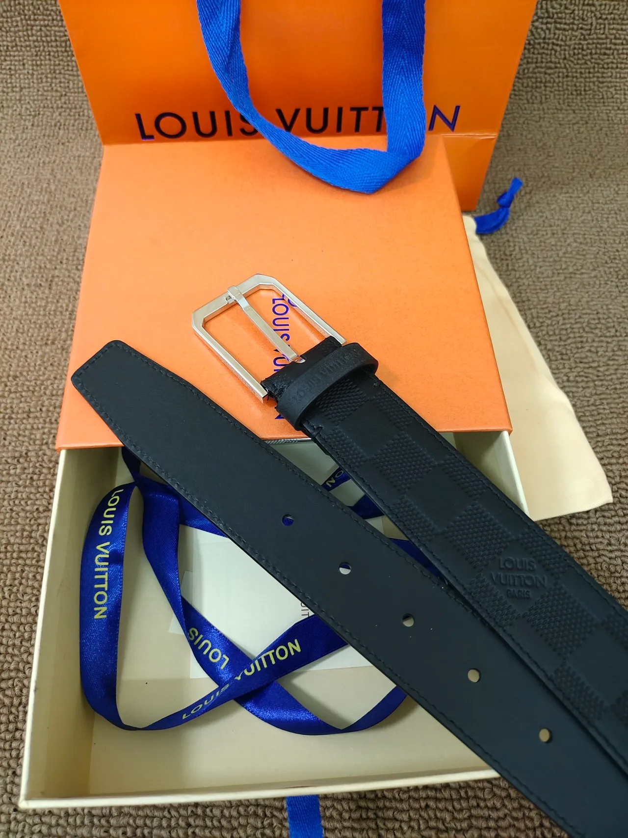 Louis Vuitton Damier Infini Leather Belt 4