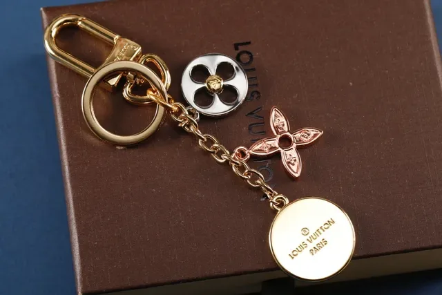 Louis Vuitton Gold Silver Multi-Charm Metallic Bracelet 7
