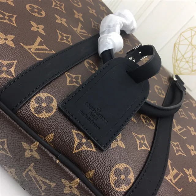 Louis Vuitton Gray Black Damier Graphite Canvas Structured Rectangular Silhouette Boston Bag 6