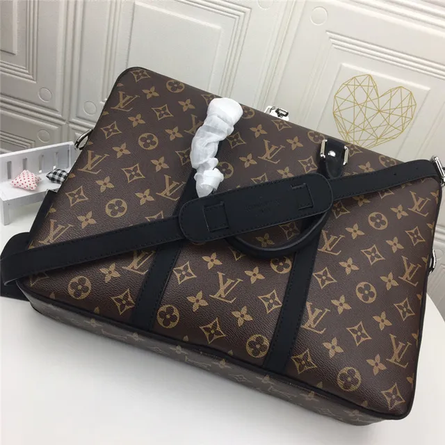 Louis Vuitton Gray Black Damier Graphite Canvas Structured Rectangular Silhouette Boston Bag 8
