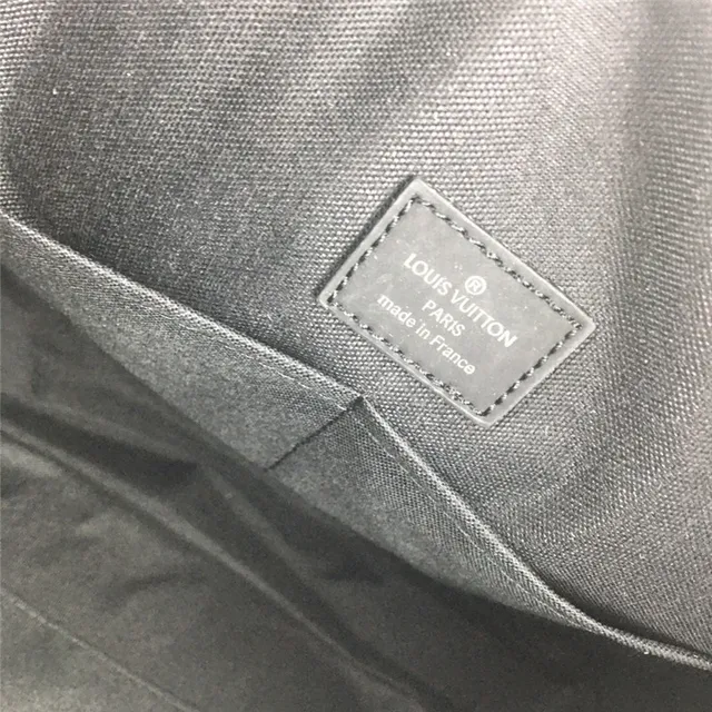 Louis Vuitton Gray Black Damier Graphite Canvas Structured Rectangular Silhouette Boston Bag 11