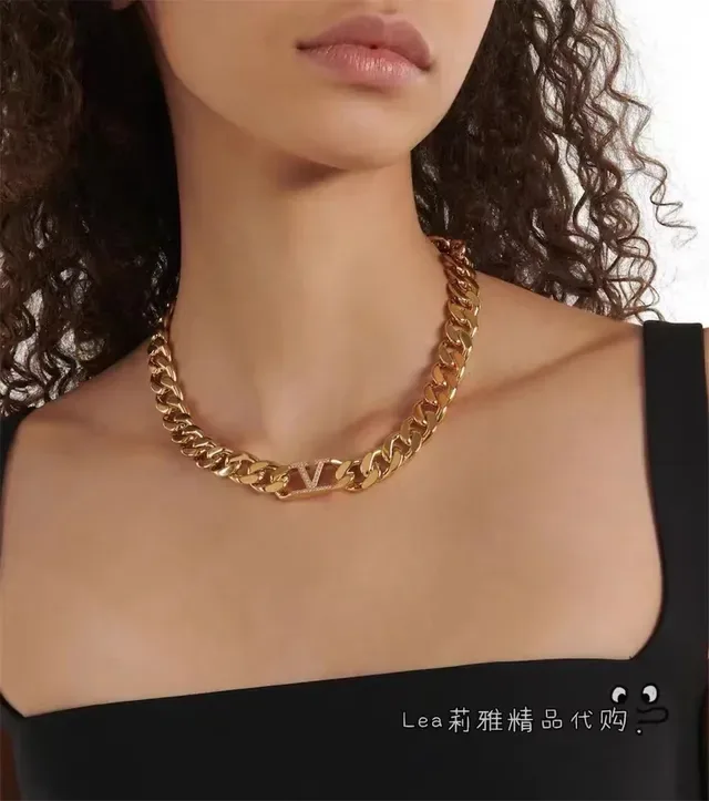 Louis Vuitton Iconic Chain Gold-Tone Monogram Necklace 9