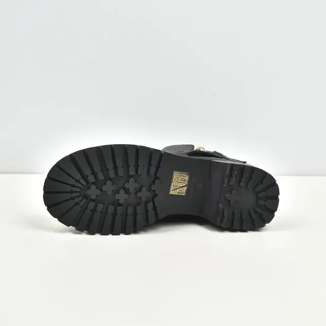 Louis Vuitton Le Cagole Black Leather Monogram Strap Ankle Boots 8
