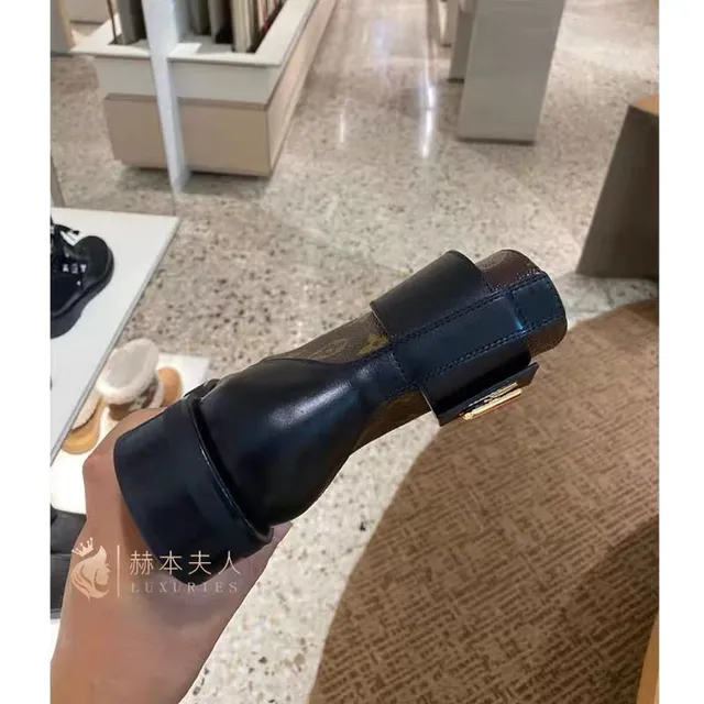 路易威登 Le Cagole 印花帆布 包头踝靴 3