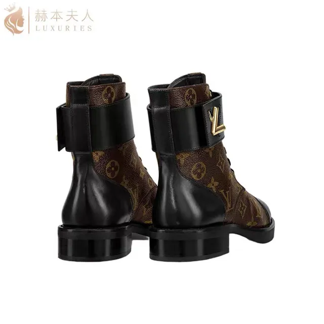 路易威登 Le Cagole 印花帆布 包头踝靴 5