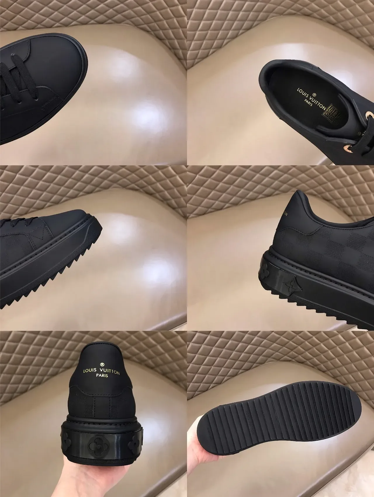 Louis Vuitton LV Trainer Black Lifestyle Sneakers 5