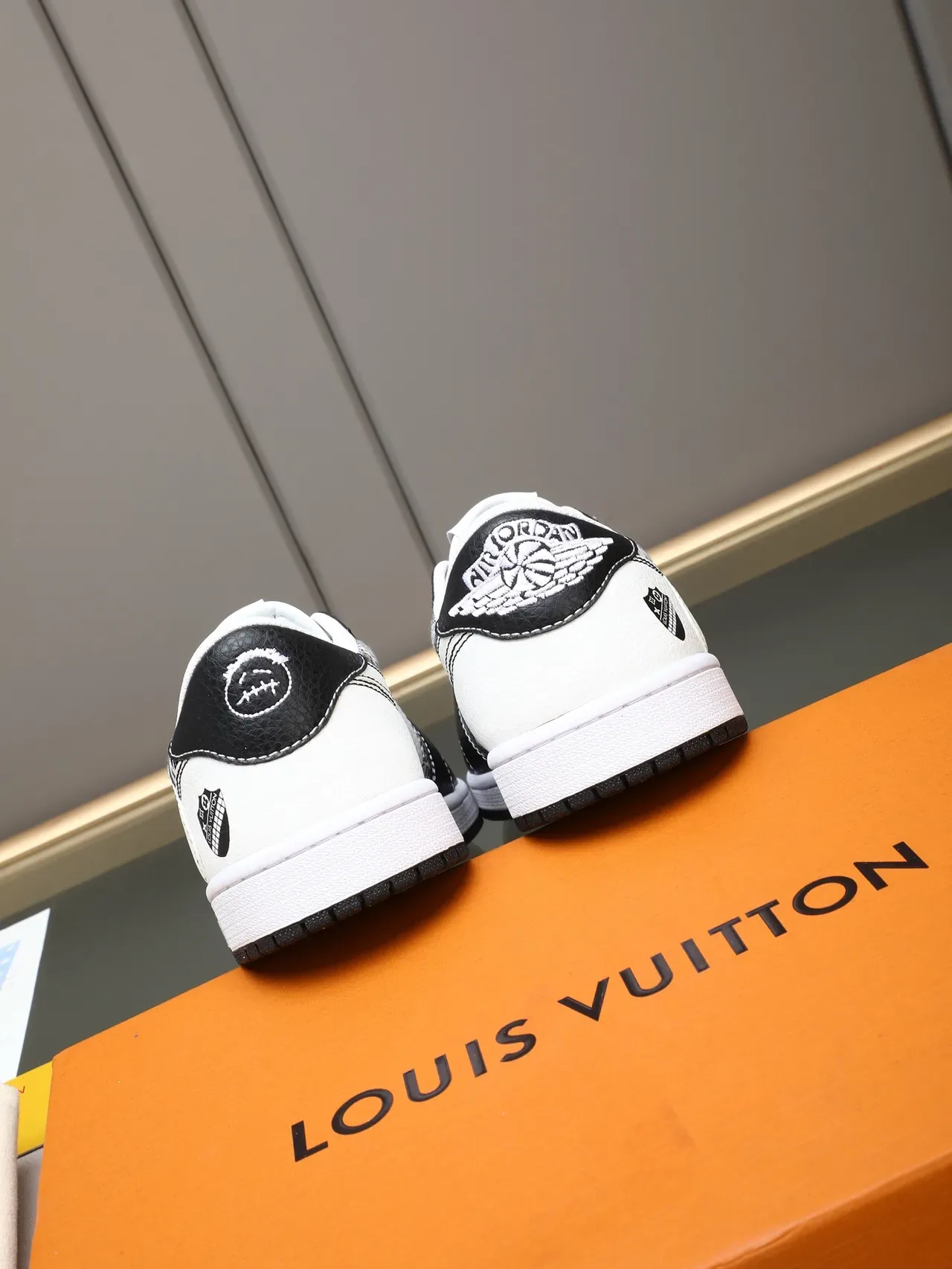 Louis Vuitton LV Trainer Black White Low-Top Monogram-Printed Lifestyle Sneakers 3