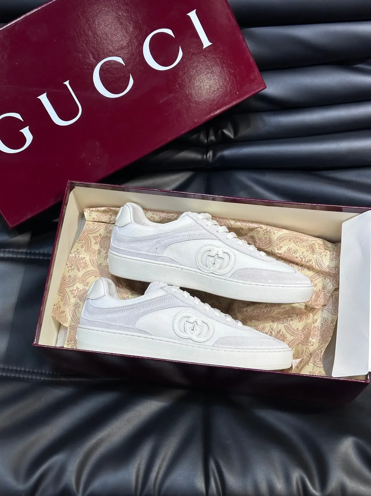 Louis Vuitton LV Trainer White Red Perforated Leather Low-Top Lifestyle Sneakers 10