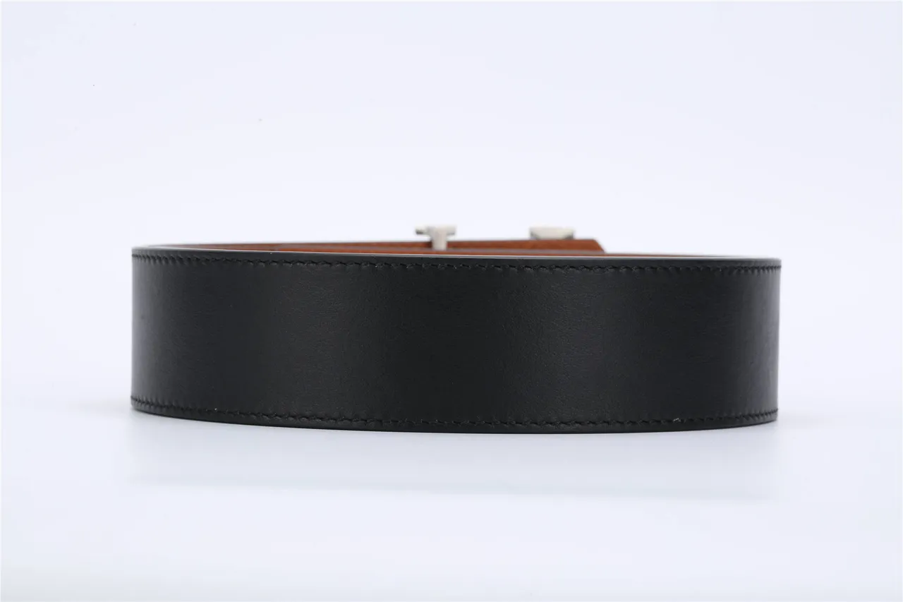 Louis Vuitton LV Twist Black and Tan Leather Belt 3