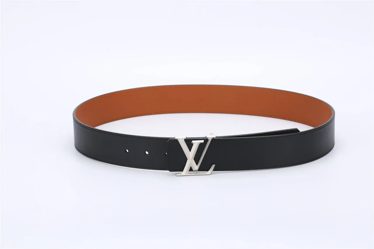 Louis Vuitton LV Twist Black and Tan Leather Belt 6