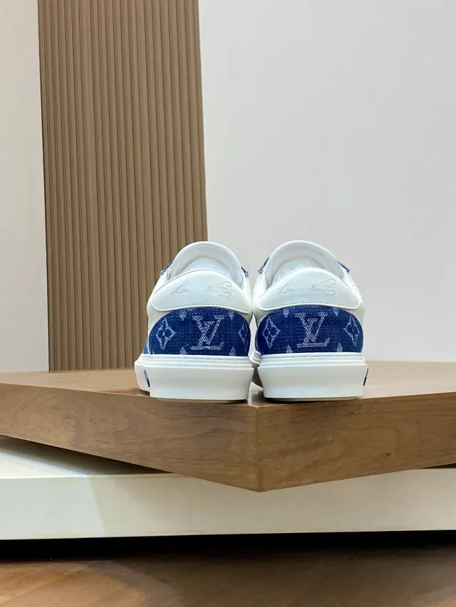 Louis Vuitton Monogram Canvas Navy et Blanc Lifestyle Sneakers 3