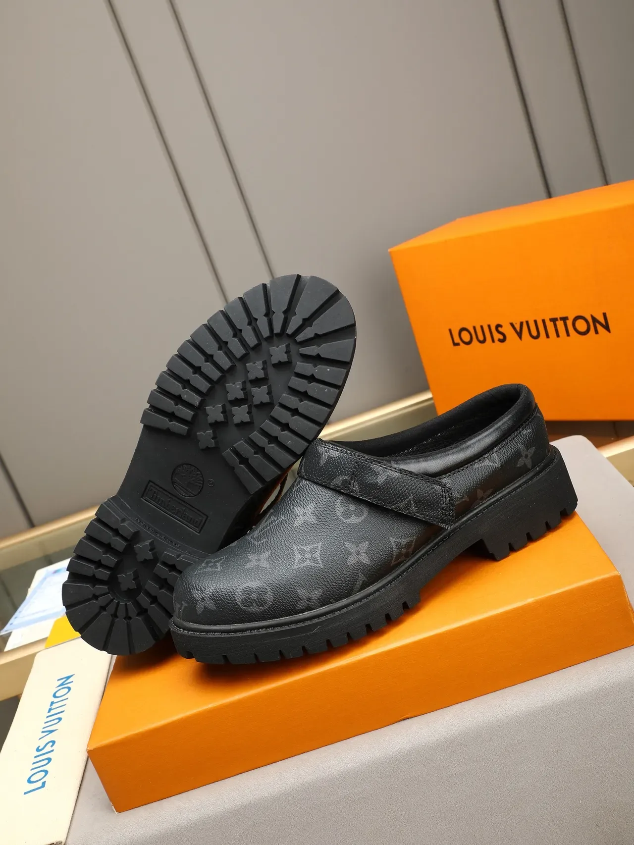 Louis Vuitton Monogram Toile Bride Sabot Chaussure Casual 4