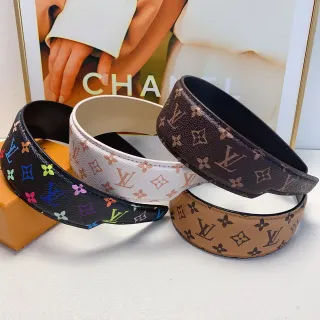 Louis Vuitton Monogram Flower Reversible Leather Belt