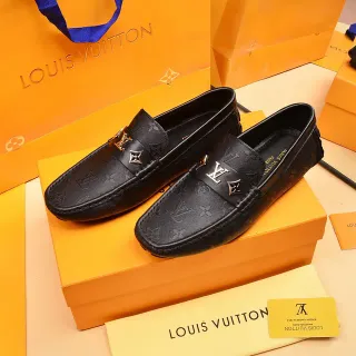 লুইস ভিটন Monogram Loafer কালো Slip-On Loafers