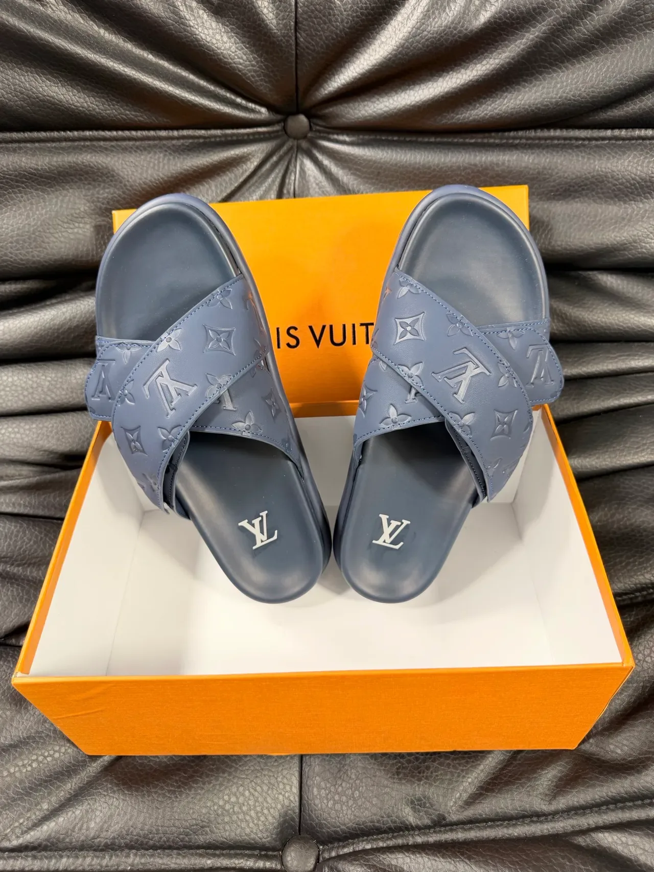 Louis Vuitton Monogrammed Rubber Slide Slipper 3