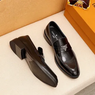 Louis Vuitton Penny Loafer কালো পেটেন্ট চামড়া লোফার