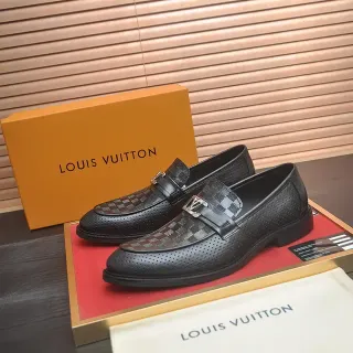 Louis Vuitton Damier পারফোরেটেড লেদার লোফার