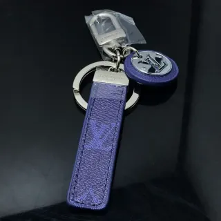 Louis Vuitton Purple Silver Monogrammed Leather Strap Circular LV Medallion Charm Handbag
