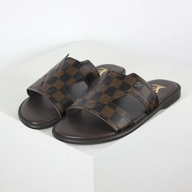 Louis Vuitton Run Away भूरा Monogram Canvas डबल-स्ट्रैप केजुअल सैंडल्स 2