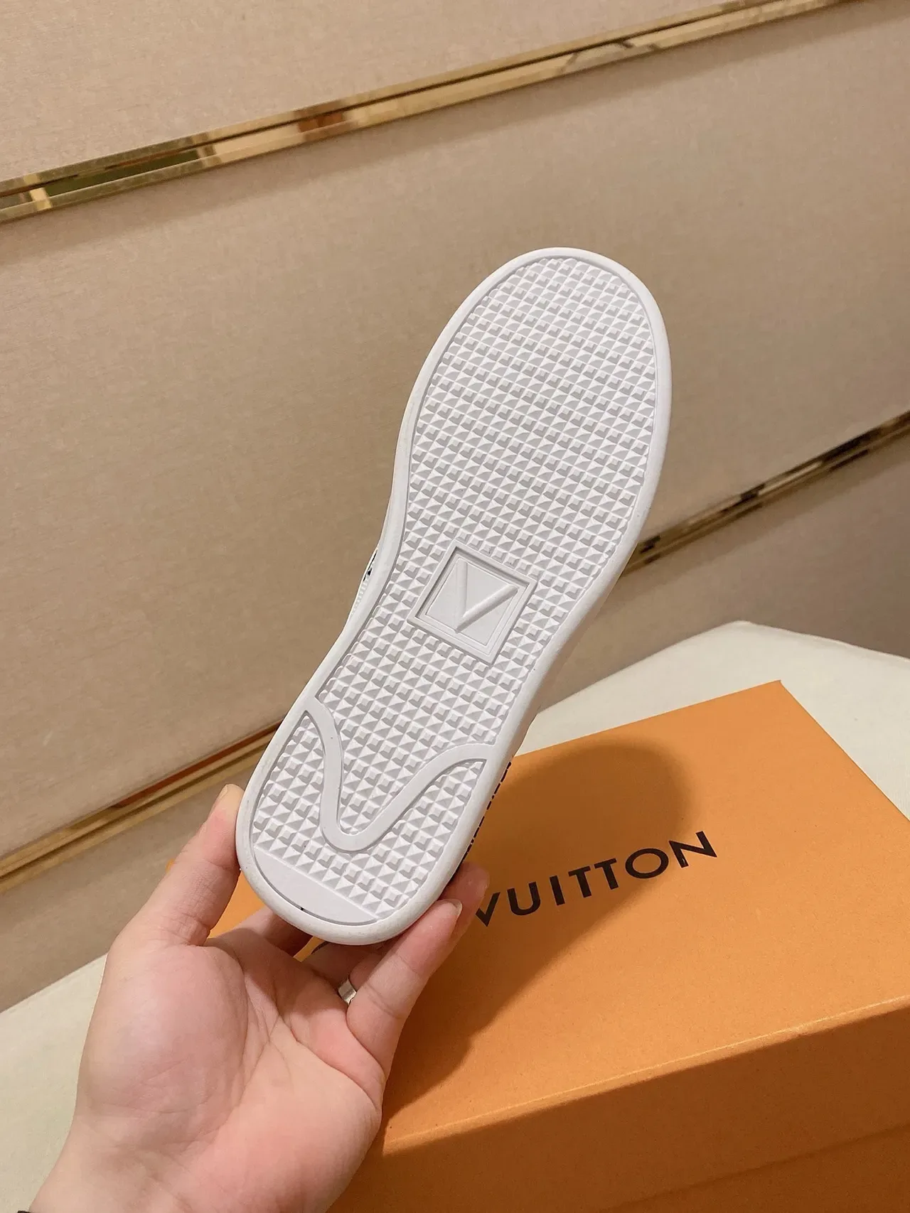 Louis Vuitton Run Away Navy White Slip-On Monogram Canvas Lifestyle Sneakers 2