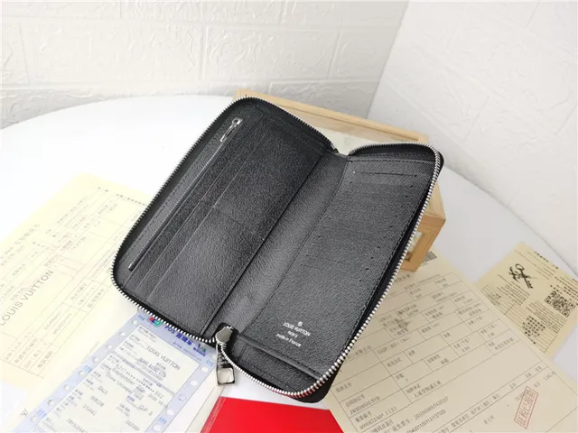Louis Vuitton Zippy Wallet noire Monogram Empreinte portefeuille long 13