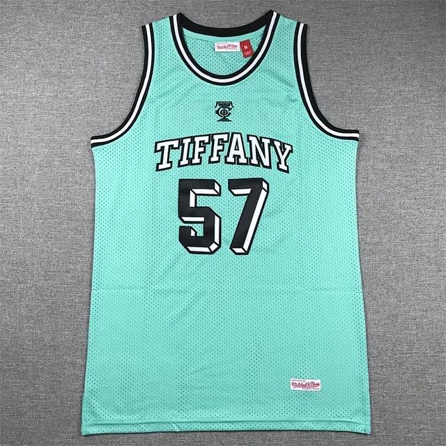 Mitchell & Ness Tiffany 57 薄荷色网眼篮球球衣 2