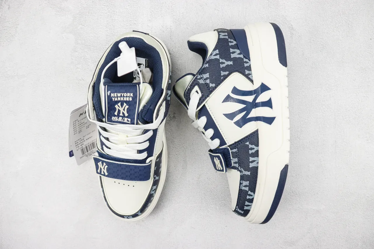 Mitchell & Ness New York Yankees Monogram Sneakers Plateforme Lifestyle 3