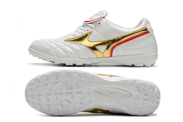 Mizuno Morelia Neo Gold White Turf Soccer Shoes 23