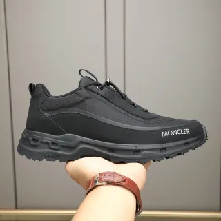 Moncler Black Mesh and Synthetic Upper Lifestyle Sneaker