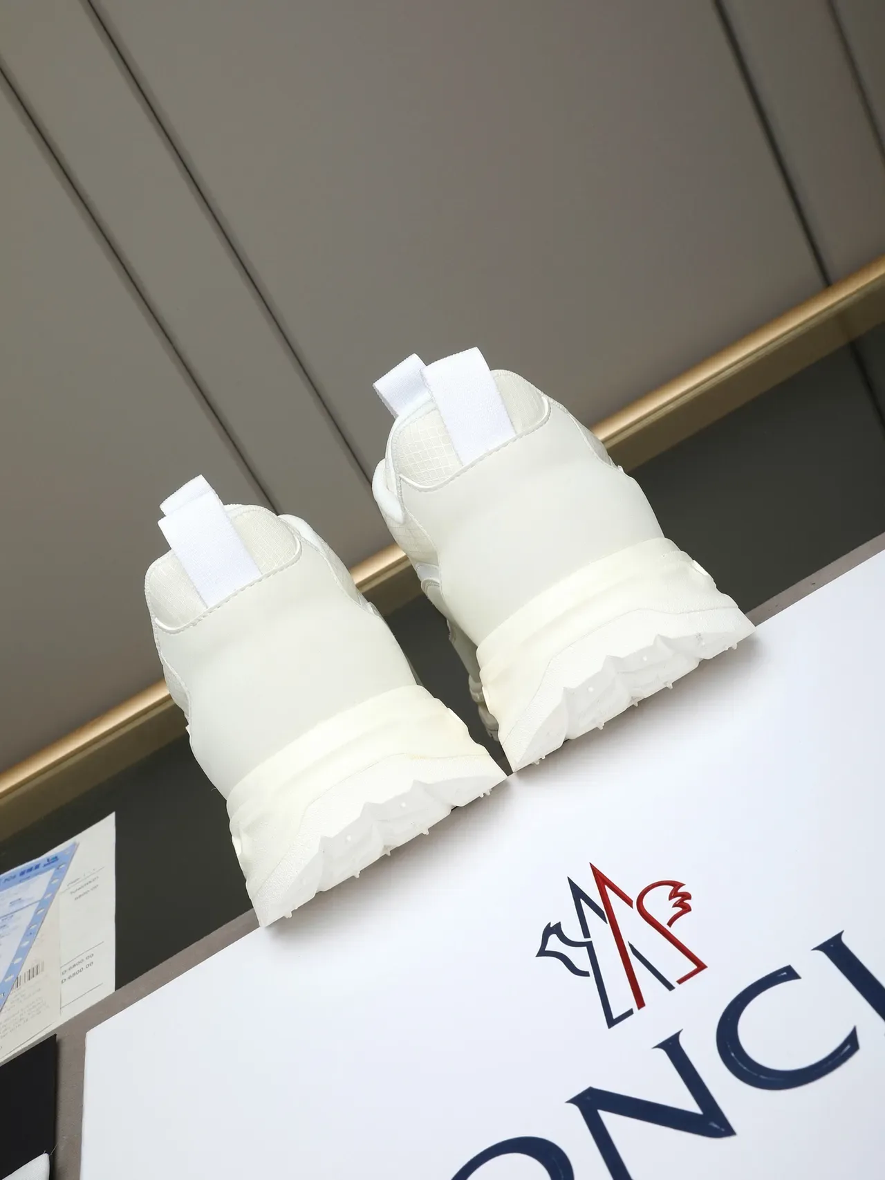Moncler Zapatilla Lifestyle Suela Gruesa Blanca 4