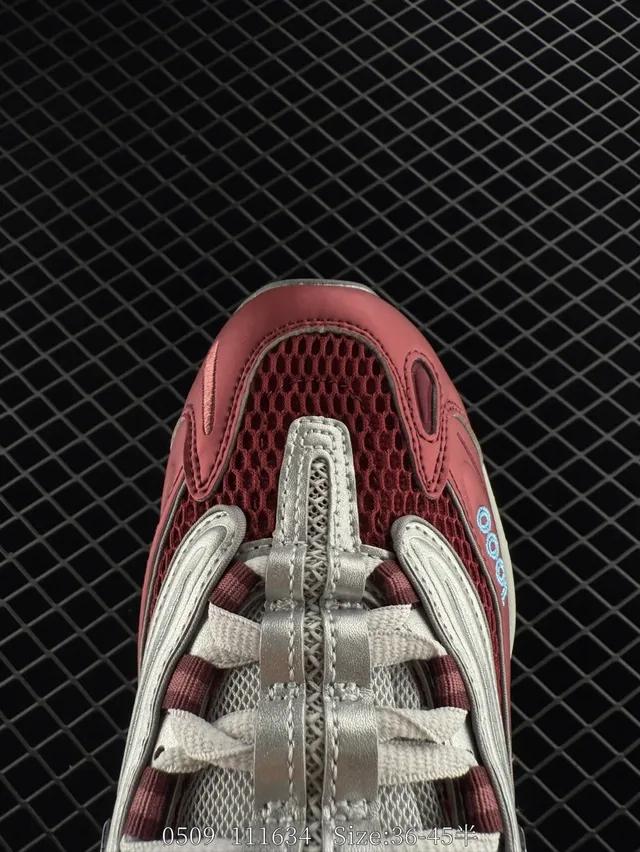 New Balance 1000 Tênis com sola grossa rosa e branco 2