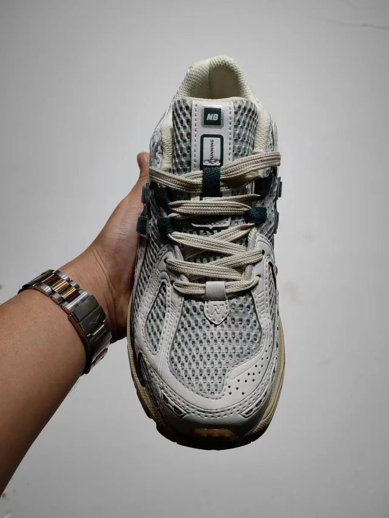 New Balance 1906R सफेद हरा बेज लाइफस्टाइल स्नीकर 2