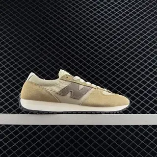New Balance 471 বেইজ ব্রাউন লেয়ার্ড সুয়েড লেদার রেট্রো লাইফস্টাইল স্নিকার্স