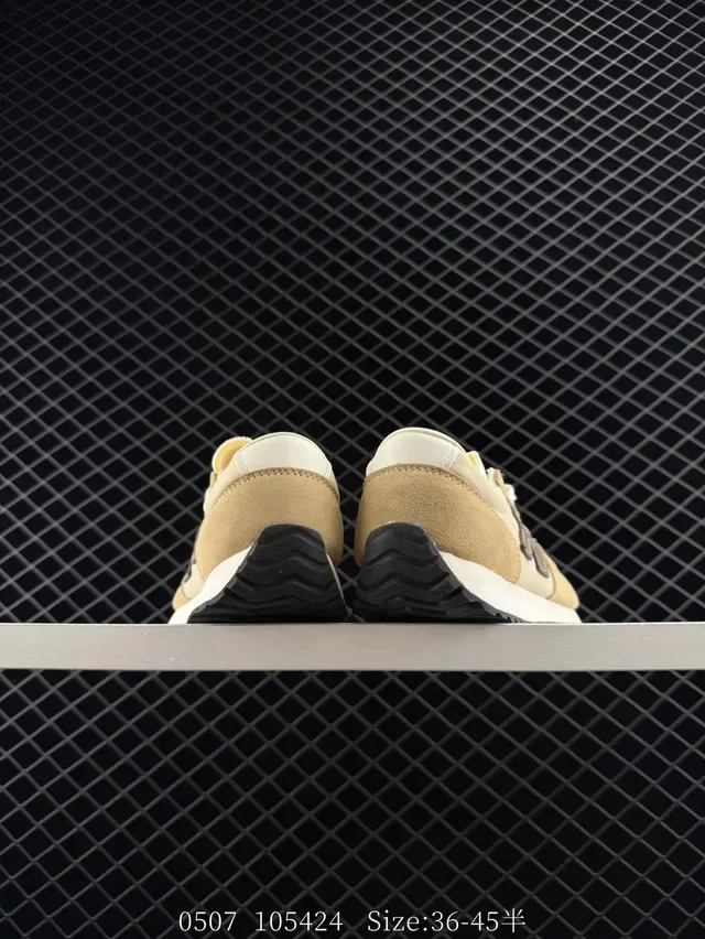 New Balance 471 حذاء رياضي بيج بني مطبق جلد أنيليني ريترو نمط حياة 4