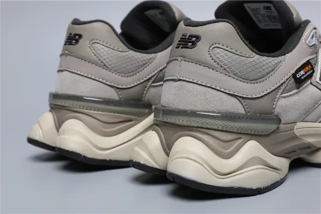 New Balance 9060 Beige and Black Lifestyle Sneakers 2