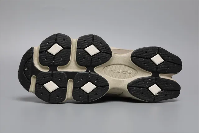 New Balance 9060 Beige and Black Lifestyle Sneakers 6
