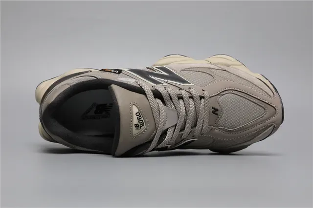 New Balance 9060 Beige and Black Lifestyle Sneakers 7
