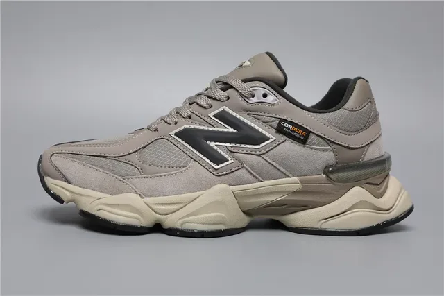 New Balance 9060 Beige and Black Lifestyle Sneakers 9