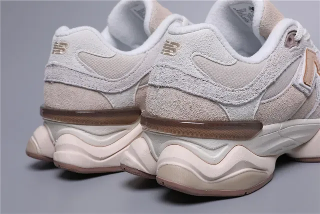 New Balance 9060 Beige and Pink Lifestyle Sneakers 2