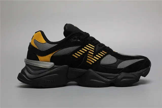 New Balance 9060 Black Yellow Lifestyle Sneakers 8
