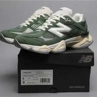 New Balance 9060 Vert Forêt Blanc Chaussures Style de vie