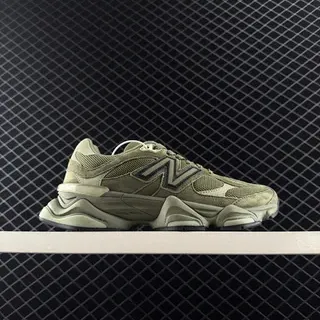 New Balance 9060 Vert Olive Sneakers Chunky