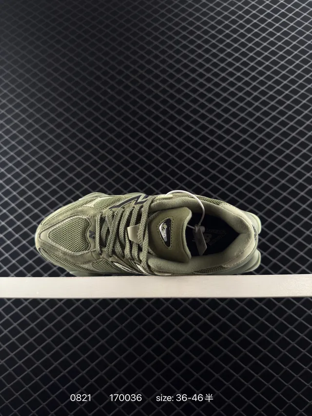 New Balance 9060 ऑलिव ग्रीन मोटी सोल वाली चंकी स्नीकर 4