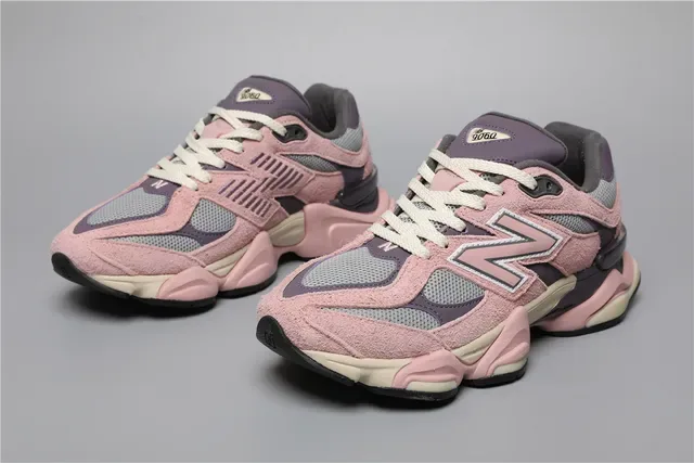 New Balance 9060 Sneakers Lifestyle Rose Gris 5
