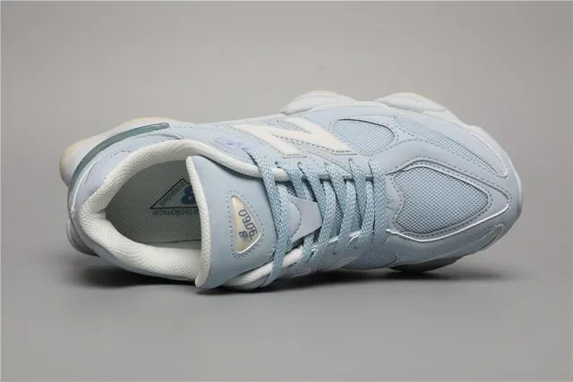 New Balance أزرق أبيض Chunky Retro Runner علوة شبكي-اصطناعي في طبقات حذاء رياضي نمط حياة 7