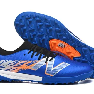 New Balance Furon Blue Orange Synthetic Upper Low-Cut Ankle Turf Soccer Shoes
