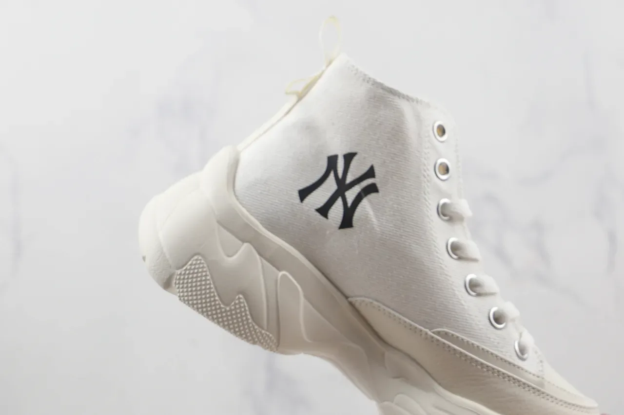 New Era NY Logo Sneaker High Top en Toile Style de Vie 5